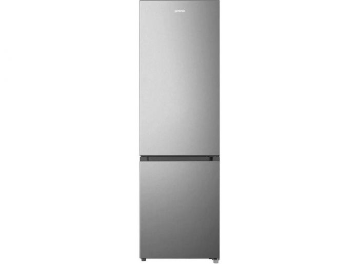 Холодильник з нижн. мороз. камерою Gorenje, 180х55х55см, 2 двері, 188(67)л, А+, NoFrost Plus, Зона св-ті, Сірий