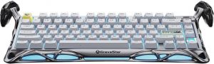 Клавіатура механічна GravaStar Mercury K1 Pro 80keys, GravaStar x Kailh Speedy Mint, EN/UKR, BT/WL/USB, сірий