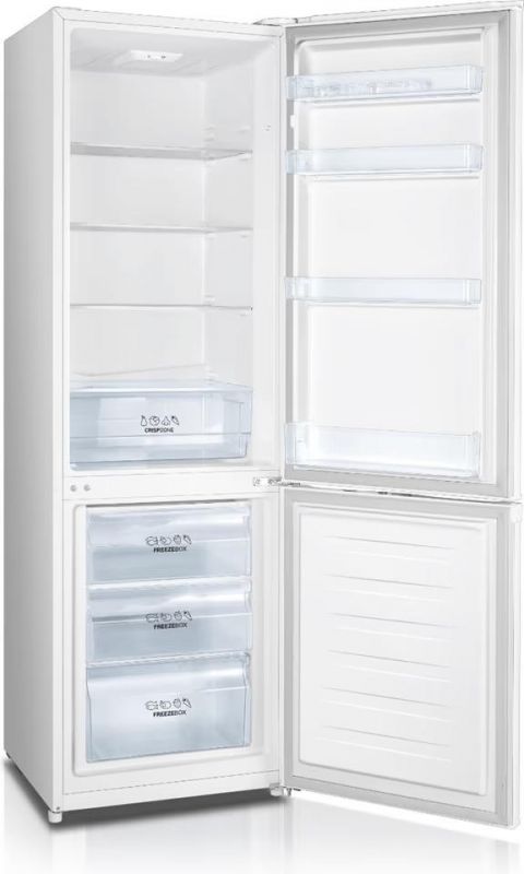 Холодильник Gorenje з нижн. мороз. камерою, 180х55х56см, 2 дв., Х- 198л, М- 66л, A++, ST, Білий
