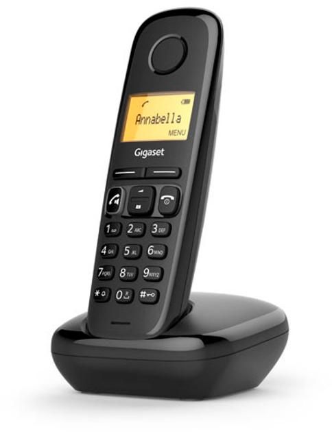 Радіотелефон DECT Gigaset A270, чорний