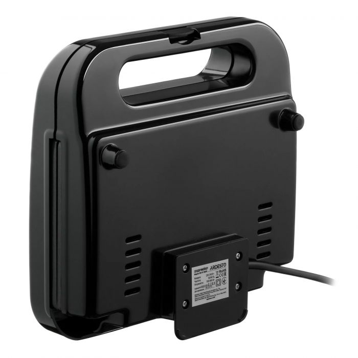 Сендвічмейкер ARDESTO  700Вт, 1 пластина-гриль, корпус-пластик, чорний