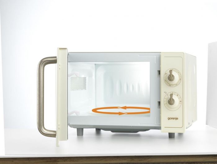 Мікрохвильова піч Gorenje, 20л, мех. керув., 700Вт, бежевий