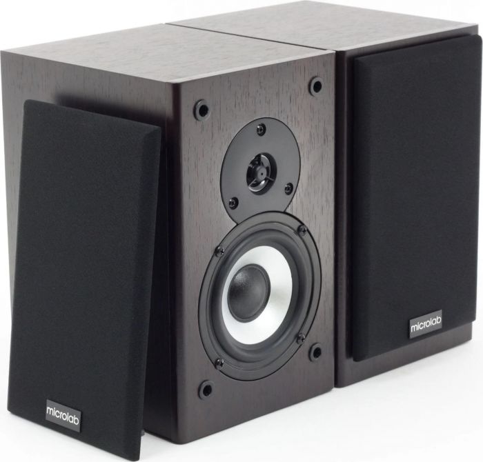 Акустична система MICROLAB B-72 2.0, 24W, mini-jack, чорний