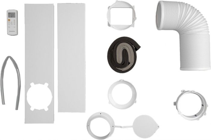 Кондиціонер мобільний Ariston Mobis Plus 10 20м2 on/off 10000BTU 3.1кВт A/- R290 білий