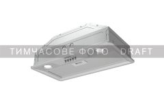 Витяжка Ardesto вбудована, 52см, 450м3ч, метал, 2х1Вт LED, кнопкове, нерж