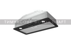 Витяжка Ardesto вбудована, 52см, 700м3ч, метал, 2х1Вт LED, кнопкове, чорний