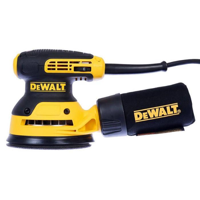 Шліфмашина ексцентрикова DeWalt 280Вт 8000-12000об/хв 125мм амплітуда 2.6мм 1.28кг