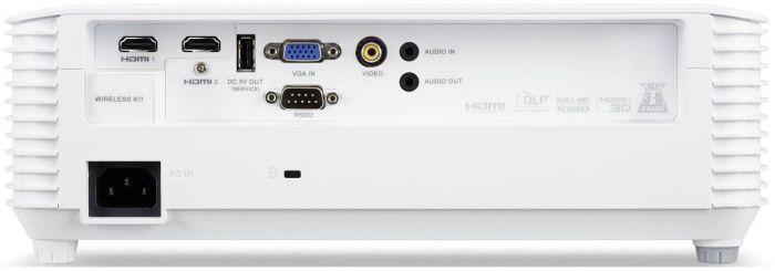Проєктор короткофокусний Acer H6518STi FHD, 3500 Lm, 0.5, WiFi