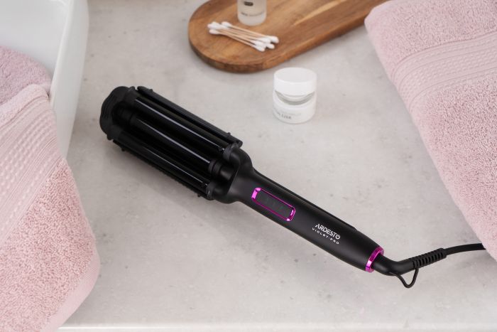 Плойка для створення локонів Ardesto Violet Pro, 90Вт, 170-210C, кераміка, чорний
