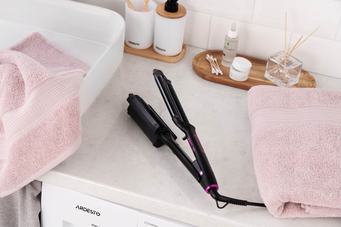 Плойка для створення локонів Ardesto Violet Pro, 90Вт, 170-210C, кераміка, чорний