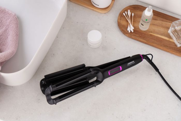 Плойка для створення локонів Ardesto Violet Pro, 90Вт, 170-210C, кераміка, чорний