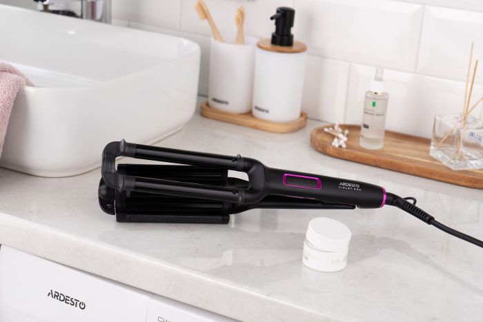 Плойка для створення локонів Ardesto Violet Pro, 90Вт, 170-210C, кераміка, чорний