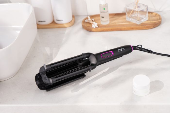 Плойка для створення локонів Ardesto Violet Pro, 90Вт, 170-210C, кераміка, чорний