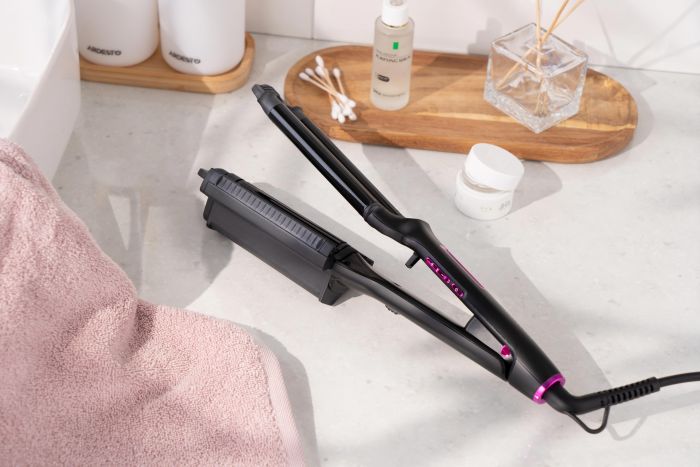Плойка для створення локонів Ardesto Violet Pro, 90Вт, 170-210C, кераміка, чорний