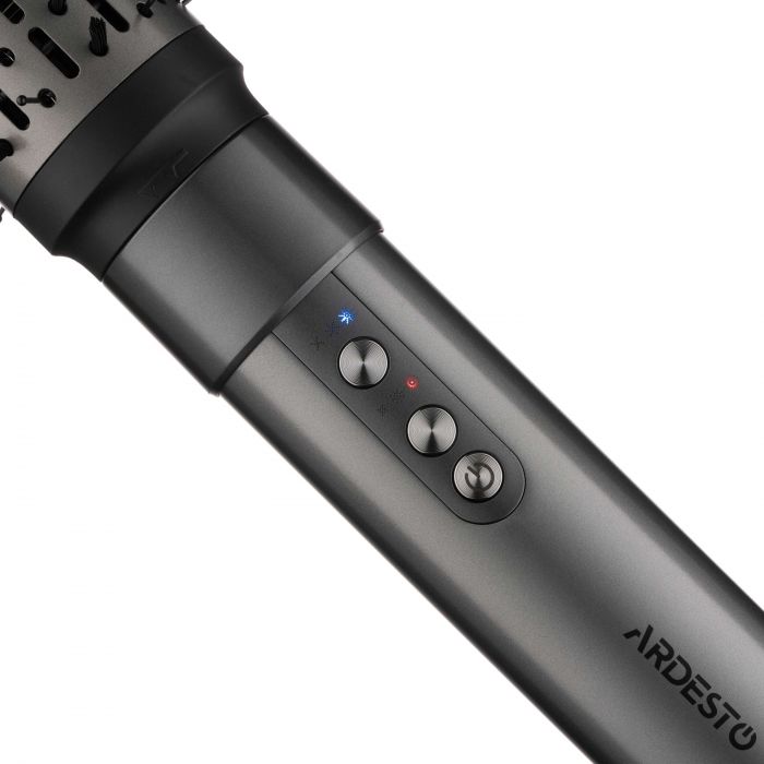 Фен-стайлер Ardesto Stein, 1200-1400Вт, 3 швидкості, 3 темп.режими, іонизація, сірий