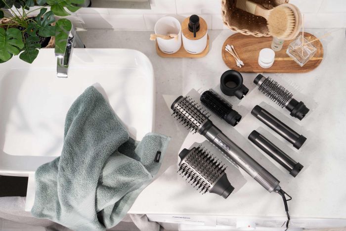 Фен-стайлер Ardesto Stein, 1200-1400Вт, 3 швидкості, 3 темп.режими, іонизація, сірий