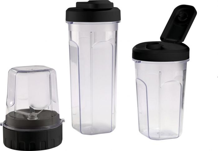 Блендер Gorenje стаціонарний 1400Вт, чаша-1750мл, додаткові ємкості, кавомолка, кришення льоду, приготування супу, імпульсний режим, метал