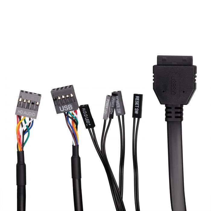 Корпус 2E Credo V285B без БЖ, 1xUSB3.0, 1х USB 2.0, 1xUSB Type-C, 1x120мм, VGA 300мм, mATX, чорний