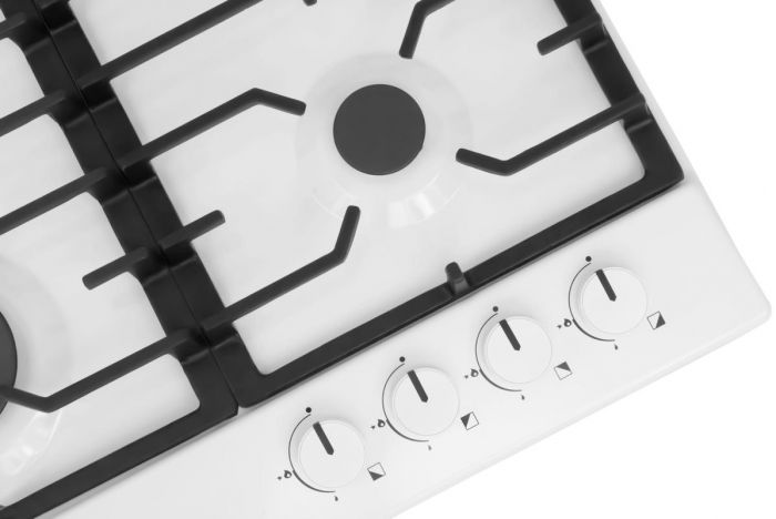 Варильна поверхня Hansa газова, 59см, чавун, біла