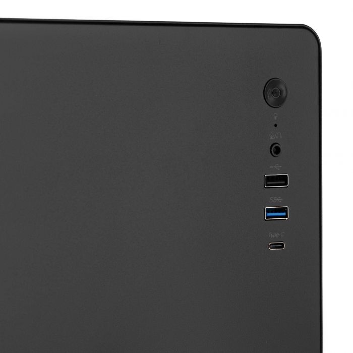 Корпус 2E Credo V500B-400 з БЖ 2E ATX400, 1xUSB3.0, 1х USB 2.0, 1xUSB Type-C, 1x120мм, VGA 310мм, ATX, чорний