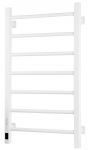 Рушникосушка Ardesto електрична  SMART, 480x800мм, таймер-регулятор, сталь, праве підключення, білий
