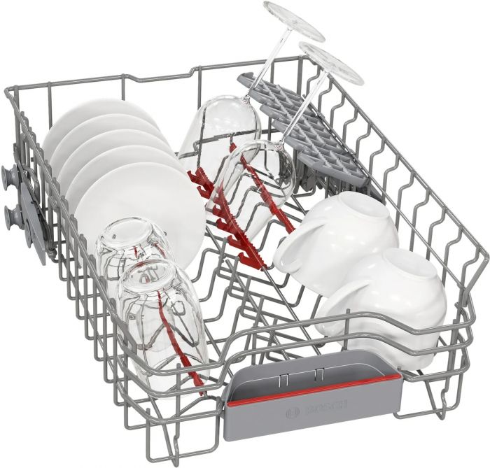 Посудомийна машина Bosch вбудована, 10компл., A+, 45см, дисплей, 3й кошик, білий