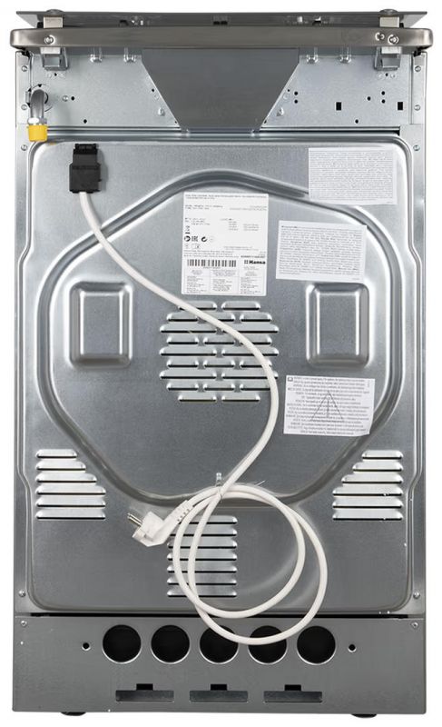 Плита Hansa комбінована, 62л, 50x60см, дисплей, конвекція, чавун, нерж