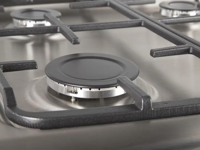 Плита Hansa комбінована, 62л, 50x60см, дисплей, конвекція, чавун, нерж