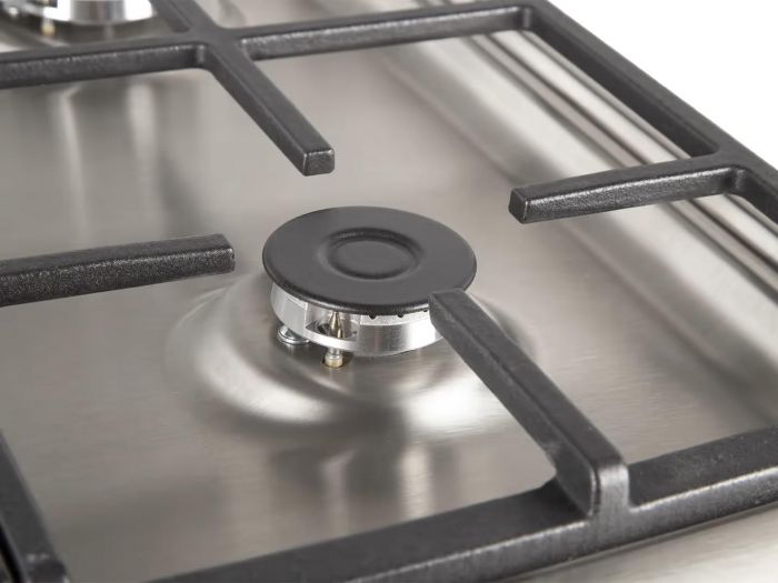 Плита Hansa комбінована, 62л, 50x60см, дисплей, конвекція, чавун, нерж