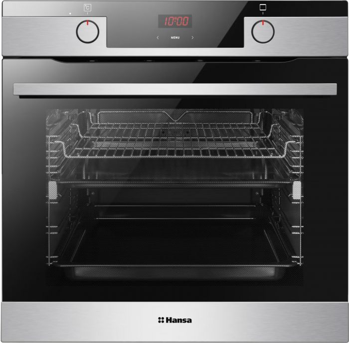 Духова шафа Hansa електрична, 77л, A, дисплей, конвекція, нерж