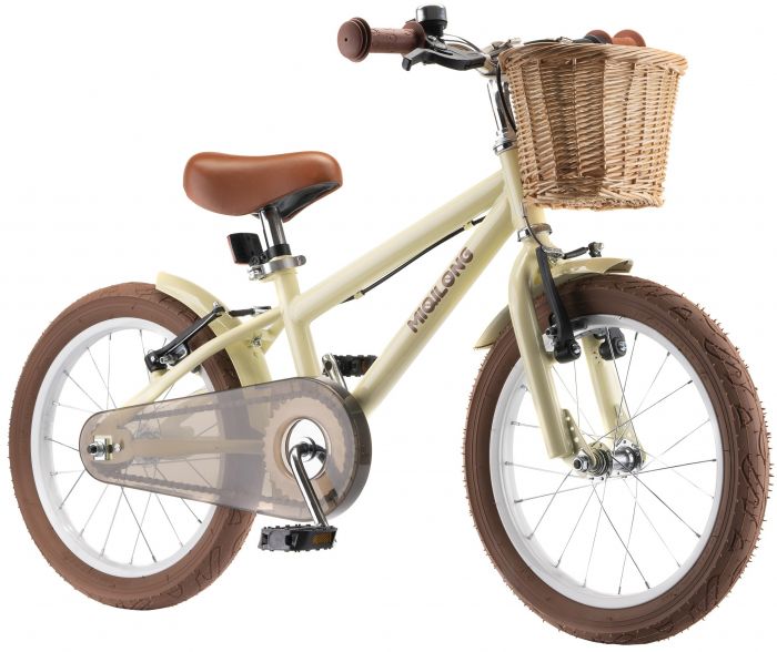 Дитячий велосипед Miqilong RM 16" бежевий