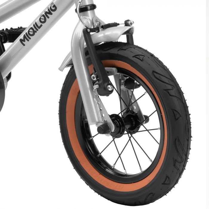 Дитячий велосипед Miqilong ST 12" сріблий