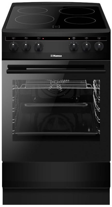 Плита електрична Hansa, 50х60см, 65л, чорний