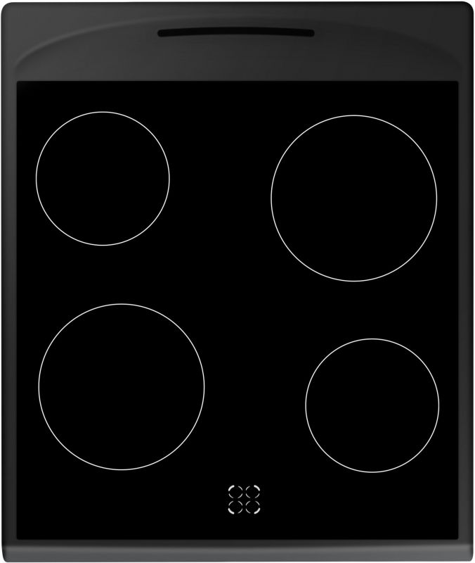 Плита електрична Hansa, 50х60см, 65л, чорний