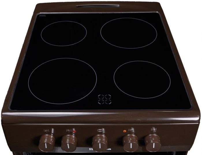 Плита Hansa електрична склокерамічна, 50х60см, 68л, коричневий