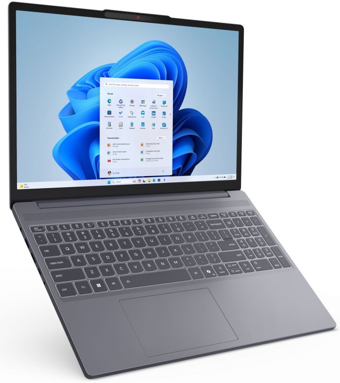 Ноутбук Lenovo IdeaPad Slim 3-15IRU10 15.3" WUXGA AG, Intel Core 3-100U, 16GB, F512GB, UMA, DOS, сірий
