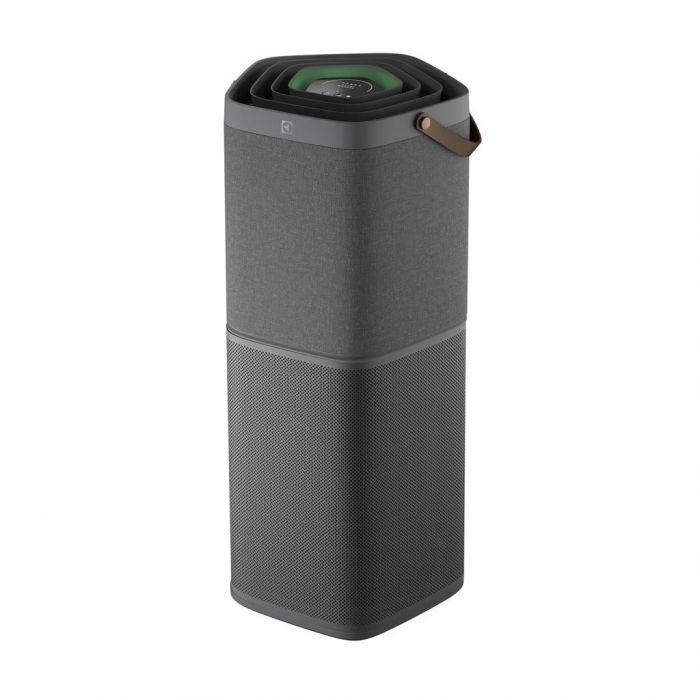 Очищувач повітря Electrolux, 145м2, 700м3/год, дисплей, 5-и шаровий HEPA фільтр, Wi-Fi, 9 режимів, сірий