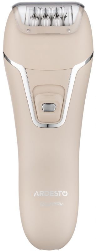 Епілятор ARDESTO 2в1 Pearl Cream LESH-Y700PERL, пінцетний, акумул., пінцет.-18, сух., насадок-2, бежевий