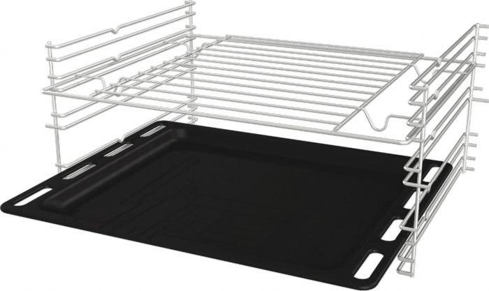 Духова шафа Gorenje електрична, 61л, A+, дисплей, конвекція, чорний