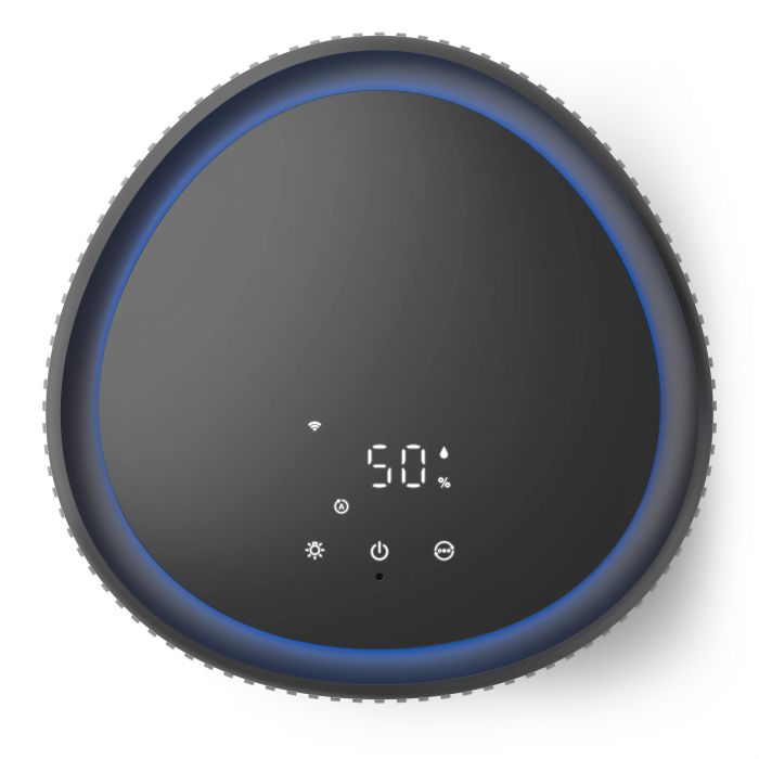 Очисник повітря Philips 2 в 1 PureProtect Water Series 3400, 78м2, 300м3/год, Nano, НЕРА,попередн.,вугільний фільтр, Wi-Fi, датчик якості, температ,вологості, темно-сірий