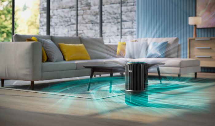 Очисник повітря Philips 2 в 1 PureProtect Water Series 3400, 78м2, 300м3/год, Nano, НЕРА,попередн.,вугільний фільтр, Wi-Fi, датчик якості, температ,вологості, темно-сірий