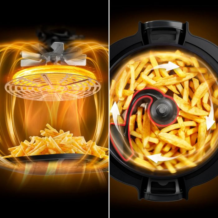 Мультиварка-мультипіч Tefal Multicook Actifry, 1334Вт, чаша-6л, сенсорне керув., 14 програм, метал/пластик, чорний