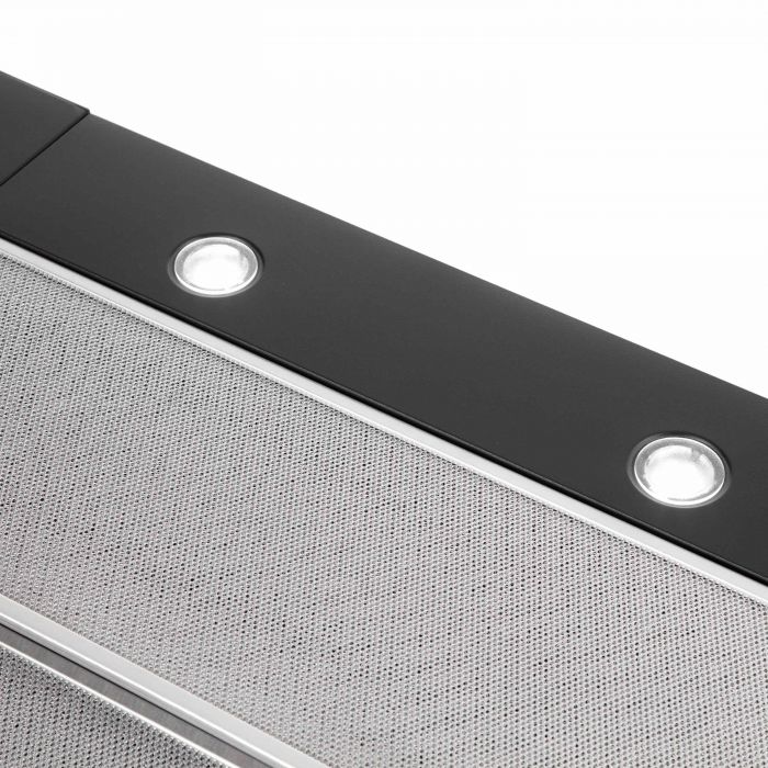 Витяжка ARDESTO телескопічна, 60см, 450м3ч, метал, 2х1Вт LED, кнопкове, чорний