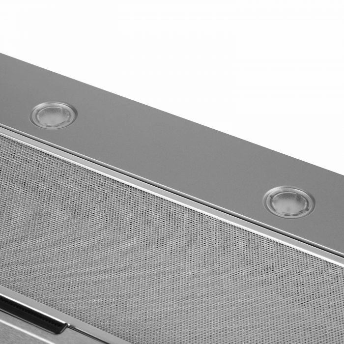 Витяжка ARDESTO телескопічна, 60см, 450м3ч, метал, 2х1Вт LED, кнопкове, нерж