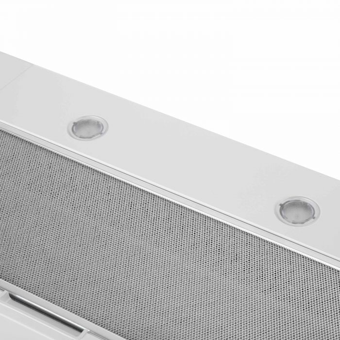 Витяжка ARDESTO телескопічна, метал, 60см, 450м3ч, метал, 2х1Вт LED, кнопкове, білий