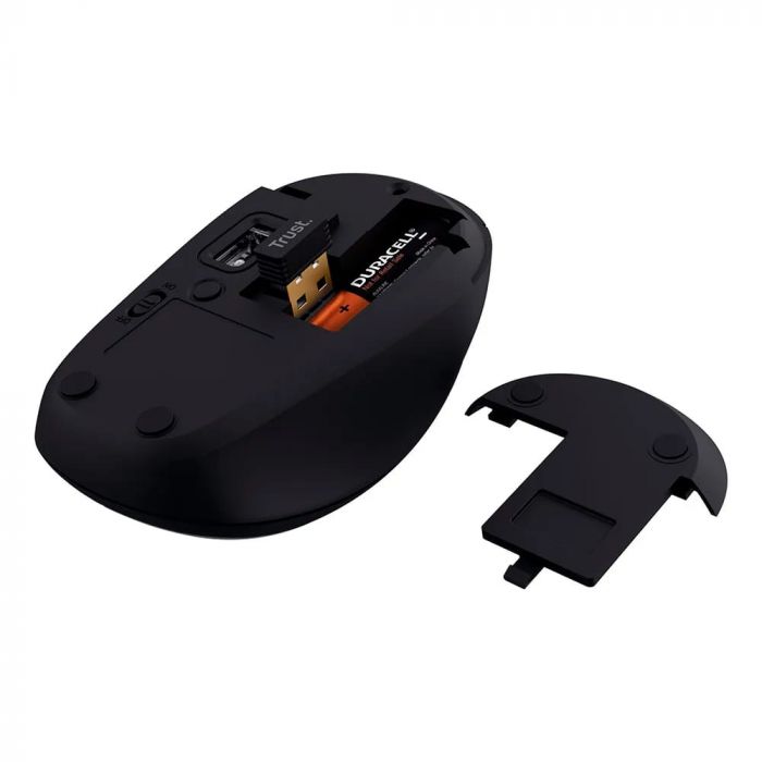 Миша Trust Yvi+ Compact Multi-Device, WL/BT/USB-A, чорний