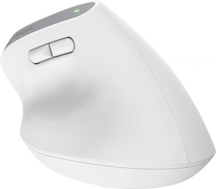 Миша Trust Bayo+ Multidevice Ergonomic, BT/WL/USB-A, біла