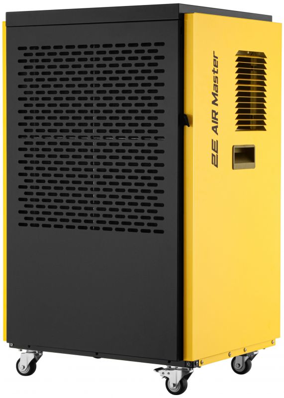 Осушувач повітря промисловий 2E Air Master 150Pro 150л/добу 400м кв 950м куб/год 1500Вт LCD дисплей ел.керування таймер IP22