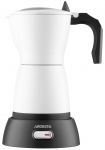 Кавоварка Ardesto електрична гейзерна  0.3л, мелена, білий