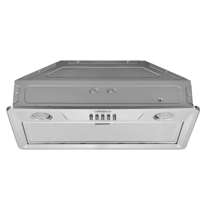 Витяжка ARDESTO вбудована, 52см, 450м3ч, метал, 2х1Вт LED, кнопкове, нерж